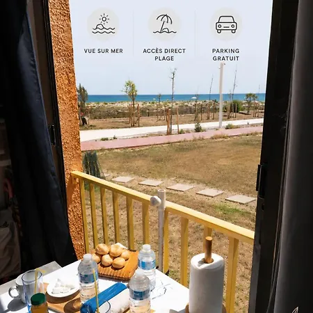 Le Rivage Bleu - Vue - Acces Direct - Parking 公寓 乐巴凯尔斯